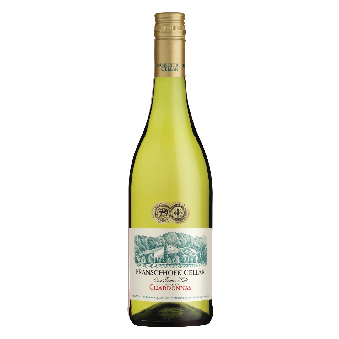 Franschoek Cellars- Our Town Hall Unoaked Chardonnay